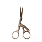 Scissors Straight Blade Silver Stork